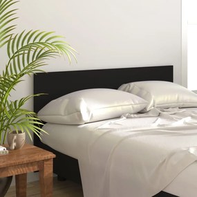 Testiera Per Letto Nera 160x1,5x80 Cm İn Legno Multistrato /