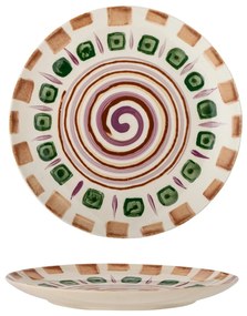 Piatto da dessert in gres verde-marrone ø 20,5 cm Shama - Bloomingville