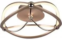 Plafoniera Soffitto Led Charivari Fiocco Ottone 41 cm Trio Lighting