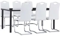 Set Sala da Pranzo 7 pz in Similpelle Biancocod mxl 96306