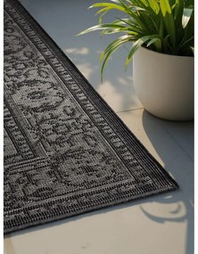 Tappeto da interno/esterno bianco e nero 200x290 cm Duet Kona – NORTHRUGS