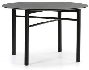 Tavolo da pranzo rotondo nero , ø 120 cm Junco - Teulat