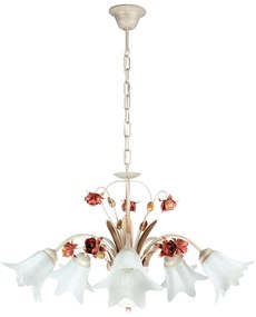 Lampadario sospensione ROSE 5 40W 71 x 110 cm