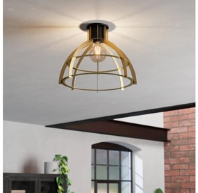 Eglo 43766 - Plafoniera STILLINGTON 1xE27/40W/230V oro