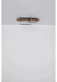 Globo 67289D1 - Plafoniera a LED VANNI, 24W/230V, marrone/nero