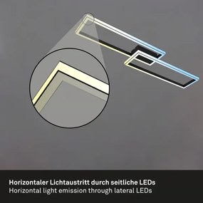 Briloner 3761015 - Plafoniera dimmerabile LED/45W/230V 2700-6500K+telecomando nero