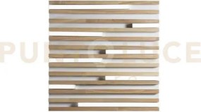 Plafoniera led kuma bianca in legno 24w 2432lm cct 2700 e 3200 e 40...