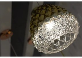 Klausen 111004 - Lampadario a sospensione con filo DIAMOND 1xE27/11W/230V oro