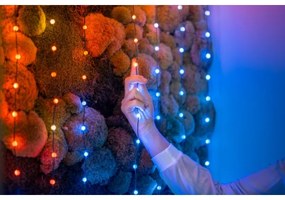 Twinkly TWKP100RGB-T - LED RGB Dimmerabile Catena natalizia 100xLED 8 m USB Wi-Fi