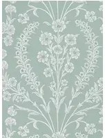 Blumen Tapete Chelwood von Nina Campbell - Aqua