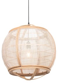 Lampada a sospensione smart marrone 50 cm incl. Wifi G95 - Pascal