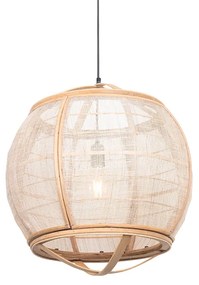 Lampada a sospensione orientale marrone 50 cm - PASCAL