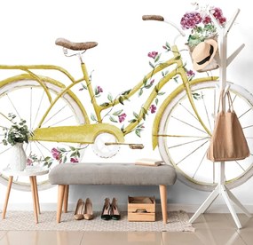 Carta da parati – Illustrazione di bicicletta retrò