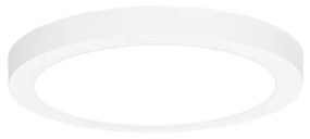 Faretto da incasso o a plafone bianco 22 cm con LED incluso dimmerabile a 3 livelli di temperatura - Trans