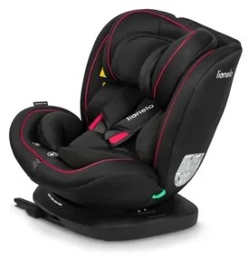 Lionelo - Seggiolino auto BASTIAAN i-Dimensioni 40-150 cm nero/rosso