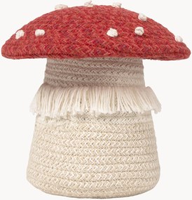 Cesto portaoggetti per bambini fatto a mano Back To School con coperchio