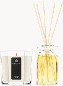 Set diffusore e candela profumata Cinnamon Spice 2 pz (mandarino, scorza d'arancia)