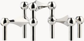 Set 3 candelabri Stoff Nagel