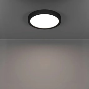 Eglo 901325 - Lampada LED da soffitto per bagno FUEVA LED/11,5W/230V Ø21,1 cm IP44 nera