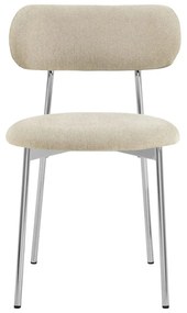 Sedia da pranzo color crema Lyric – Actona