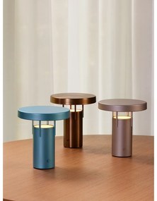 Lampada da tavolo dimmerabile a LED grigio chiaro (altezza 20 cm) BringMe - Hübsch