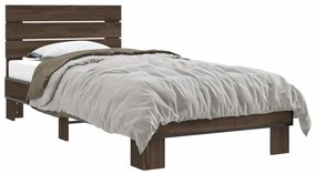 Giroletto Rovere Marrone 90x200 Cm Legno Multistrato E Metallo /
