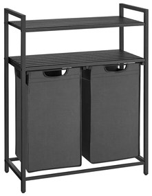 Cesto portabiancheria REX grigio