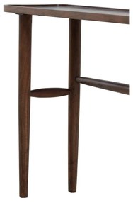 Consolle in acacia massiccia marrone 30x140 cm Qiano - Light &amp; Living