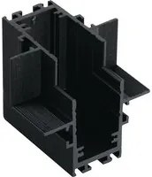 Connettore angolare verticale con connessione interna per binario DAVINCIa incasso filo 5,5x5,5x4,2cm