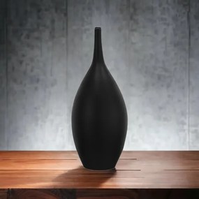 Vaso in ceramica 47 cm, nero