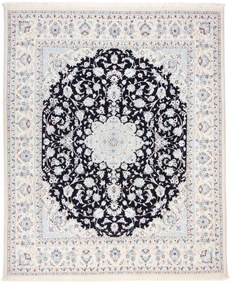Nain Tappeto persiano 210x250 Blu (Iran) Annodato A Mano