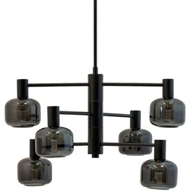 DybergLarsen - Arp 6 Lampadario Black/Smoke DybergLarsen