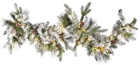 Festone natalizio innevato LED 180 cm WHITEHORN Beliani