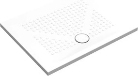 Piatto doccia in ceramica PUNTO bianco L 100 x L 80 x H 3.5 cm opaco