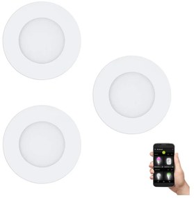 Eglo 900099-Set 3xLED Lampada dimmerabile FUEVA-Z  LED/2,8W/230V IP44
