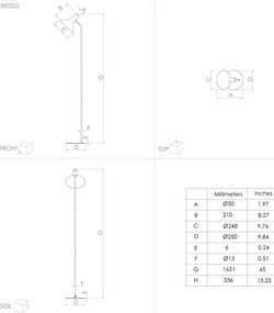Eglo 390222 - Lampada con piedistallo MORESCANA 1xE27/28W/230V nero
