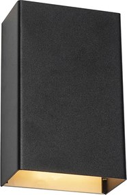 Lampada da parete intelligente nera 10 cm incl. 2 WiFi G9 - Otan