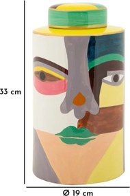 Vaso Piccassy Color Top Cm Ø 19X33