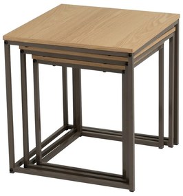 Set di 3 tavoli pieghevoli 40x40 cm - Casa Selección