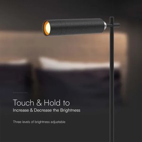 LED Lampada da tavolo magnetica dimmerabile LED/3W/5V 4000K 1500 mAh nero