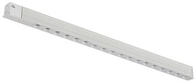 Modulo Faretti Led lineare da binario magnetico 16mm Hallway 18W bianco 28cm Bianco caldo 3000K M LEDME