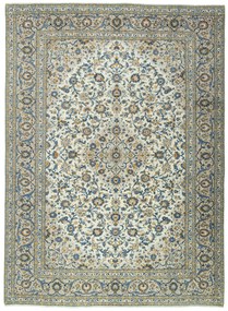 Kashan Tappeto persiano 410x300 Beige (Iran) Annodato A Mano