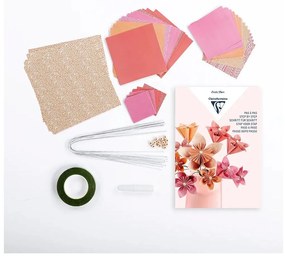 Set creativo - Bouquet di fiori origami