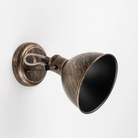 Brilagi - Faretto da parete TECHNO 1xE27/60W/230V bronzo/patina