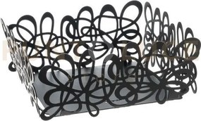 Portatovaglioli di design scarabocchio nero