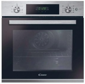 Candy FCT615X-1 Smart Steam - Forno da incasso elettrico ventilato, 70 L, Classe A, funzione vapore, grill, Acciaio inox