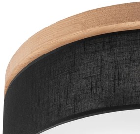 Brilagi - LED Plafoniera BELLADONNA 3xE27/15W/230V nero/quercia