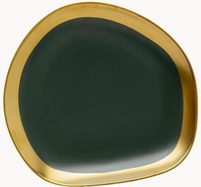 Set di 4 piatti da torta fatti a mano Vibrations