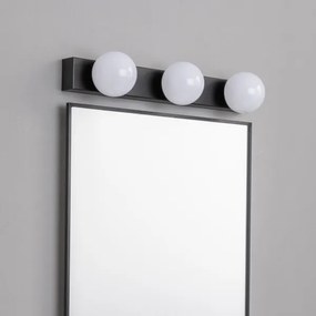 Brilagi - Illuminazione LED per specchio da bagno HOLLYWOOD 3xLED/3W/230V IP44 nero