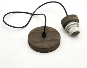 Brilagi - LED Lampadario a cavo ANTHONY 1xE27/60W/230V rovere/noce/nero